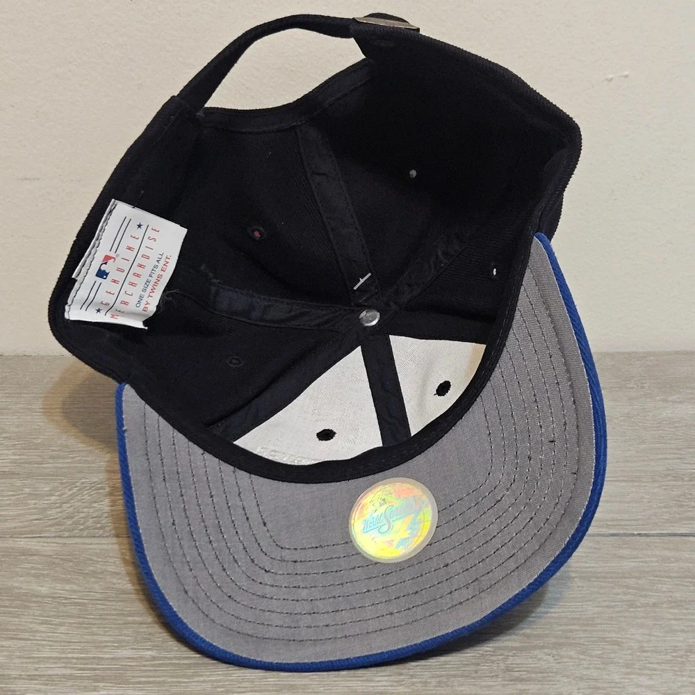 Vtg 90s 1999 Hat‎ Atlanta Braves NY Mets Championship Series New York MLB Twins